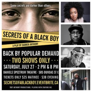 "Sharing Our Secrets" Panelists: Amanda Parris (Host), Brandon Hay, Rich Kidd and RT!