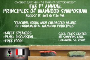 1st Annual Principals of Manhood Symposium - August 15, 2013 - Columbia, South Carolina