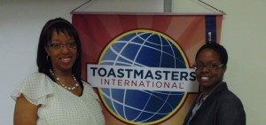 Janali Davis (left) And Alison Knibb (right) Of Ebony Toastmasters