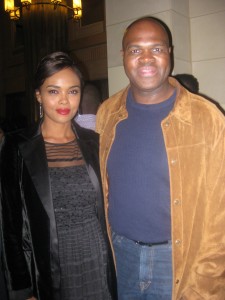 Sharon Leal With Dr. Vibe