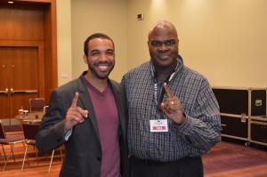 Chris Jones (left) and Dr. Vibe