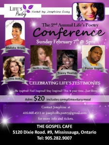 2nd Annual Life's Poetry Conference: February 7, 2016