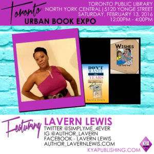LAVERN LEWIS - 2016 TORONTO URBAN BOOK EXPO