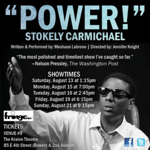 "POWER!" STOKELY CARMICHAEL